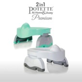 Potette Plus Premium 2 σε 1 Γιο-γιο Φορητό Ταξιδίου Λευκό/Γκρι - pigibebe.gr