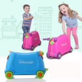Παιδική βαλίτσα παιχνιδόκουτο ρόζ