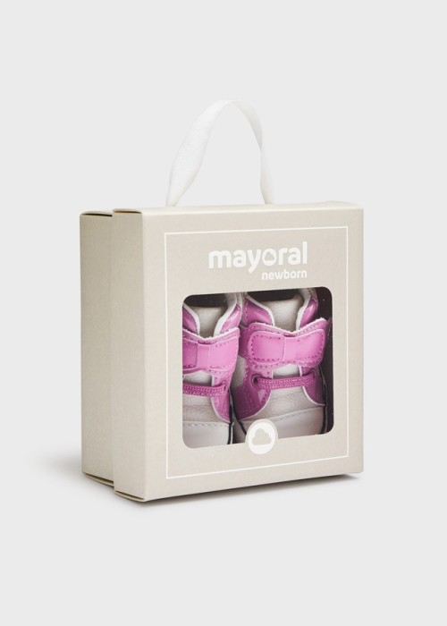 Mayoral Βρεφικά Παπούτσια με φιόγκο 12-09573-029 Φούξια