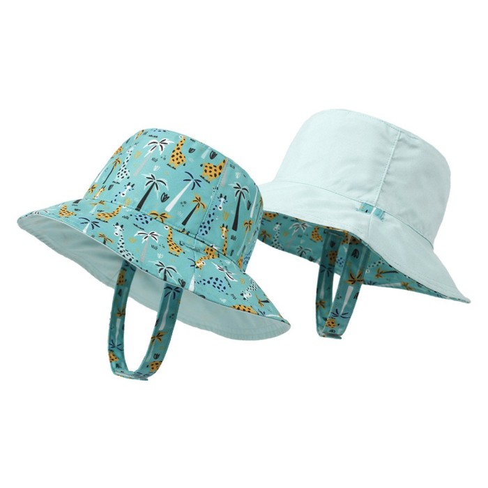 Παιδικό Καπέλο Bucket Διπλής Οψης 6-24 Μηνών για Αντηλιακή Προστασία UPF 50+