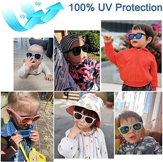 Summer Joy Γυαλιά Ηλίου Strap Round Flexible Elastic Polarized UV400 0-36 Months