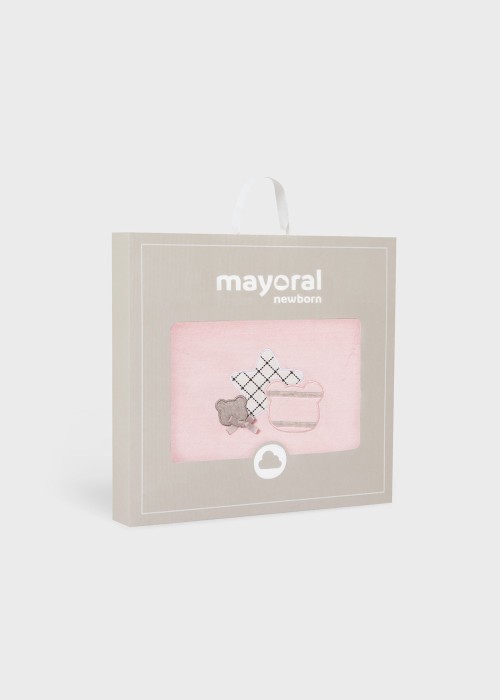 Mayoral Βρεφική Κουβέρτα Αγκαλιάς 80x100cm Newborn Gift Box