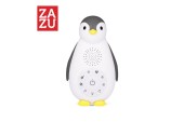 Zazu ZOE Πιγκουίνος νανουρίσματος, Συσκευή με Bluetooth και φως νυκτός Grey - pigibebe.gr
