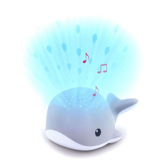 Zazu Wally προβολέας ύπνου Ωκεανού με λευκούς ήχους Φάλαινα 