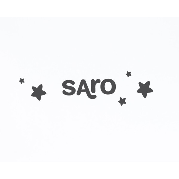 Saro Κλιπ Πιπίλας Σιλικόνης Little Stars 0+M
