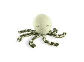 Interbaby Λούτρινο Octopus &amp; Κουβέρτα Αγκαλιάς 80X110 Olive Green