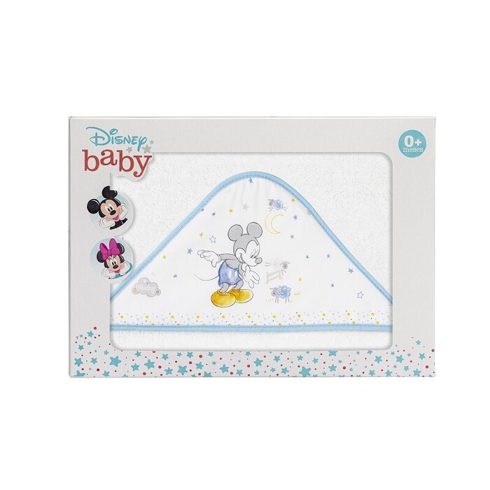 Interbaby Mickey Μπουρνούζι Κάπα White/Blue
