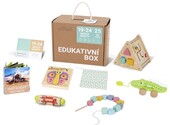 EliNeli Montessori Εκπαιδευτικό Κουτί σετ Παιχνιδιών για Μωρά 19-24 μηνών