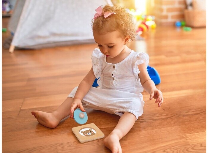 EliNeli Montessori Εκπαιδευτικό Κουτί σετ Παιχνιδιών για Μωρά 7-12 μηνών