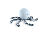 Interbaby Λούτρινο Octopus &amp; Κουβέρτα Αγκαλιάς 80X110 Grey Blue
