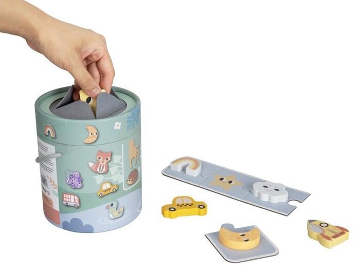 Eli Neli Montessori Touch And Find Bucket Παιχνίδι Αφής &#8211; Αντίληψης
